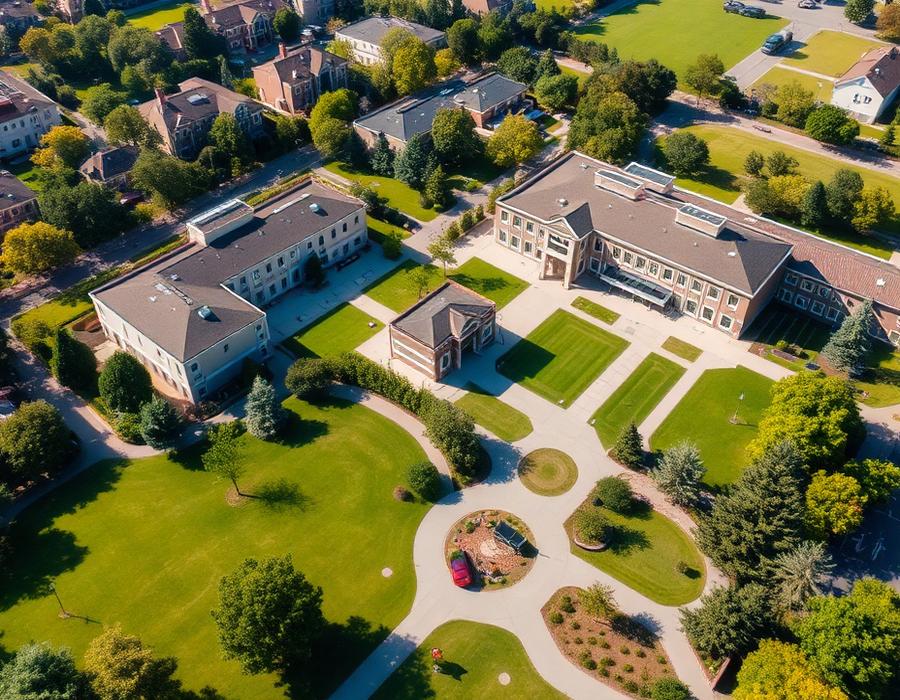 Aerial Campus View